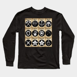 RPG Classes Long Sleeve T-Shirt